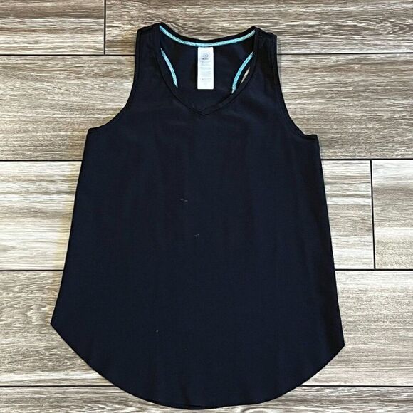 Ivivva by Lululemon Girls Black Swing Racerback Tank Size 6 - Picture 1 of 5